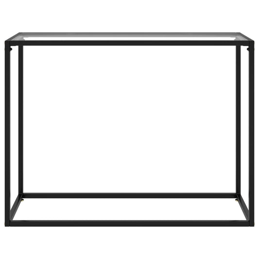 Console Table | Transparent | Tempered glass | 100 x 35 x 75 cm | Simple