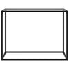 Console Table Transparent 100x35x75 cm Tempered Glass