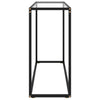 Console Table Transparent 100x35x75 cm Tempered Glass