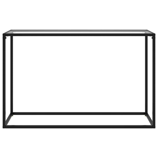Console Table | Transparent, Black | Tempered glass, Powder-coated steel