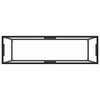 Console Table Transparent 120x35x75 cm Tempered Glass
