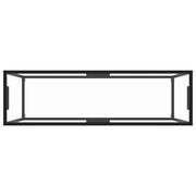 Console Table Transparent 120x35x75 cm Tempered Glass