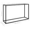 Console Table Transparent 120x35x75 cm Tempered Glass