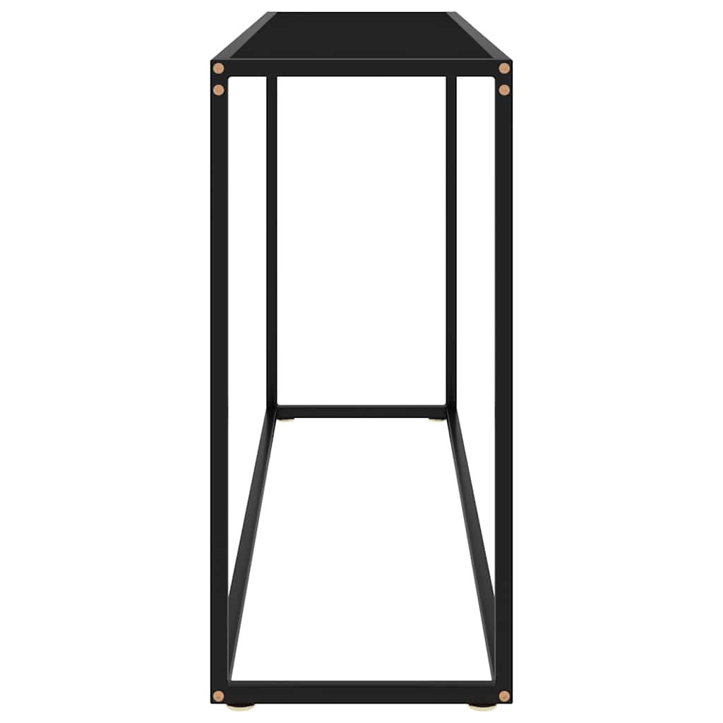 Console Table | Black | Tempered glass, powder-coated steel | Medium
