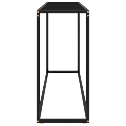 Console Table | Black | Tempered glass, powder-coated steel | Medium