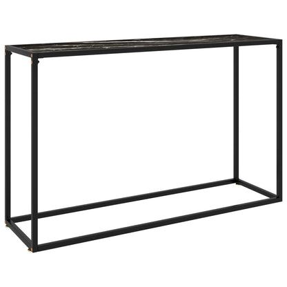 Console Table | Black | Toughened glass, powder-coated steel