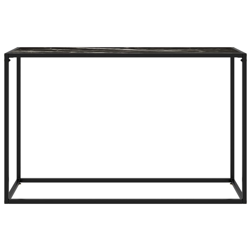 Console Table | Black | Toughened glass, powder-coated steel