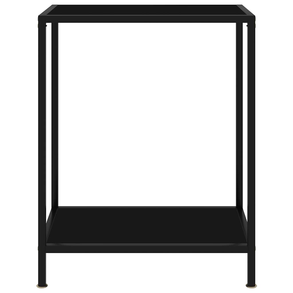 Console Table | Black | Tempered glass | Compact |  Simplistic