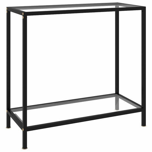 Console Table | Transparent and Black