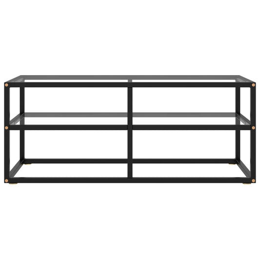 TV Cabinet | Black and transparent