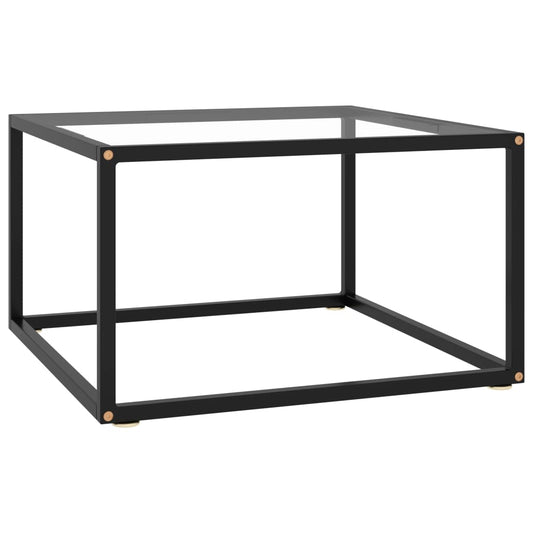 Coffee Table | Black and transparent