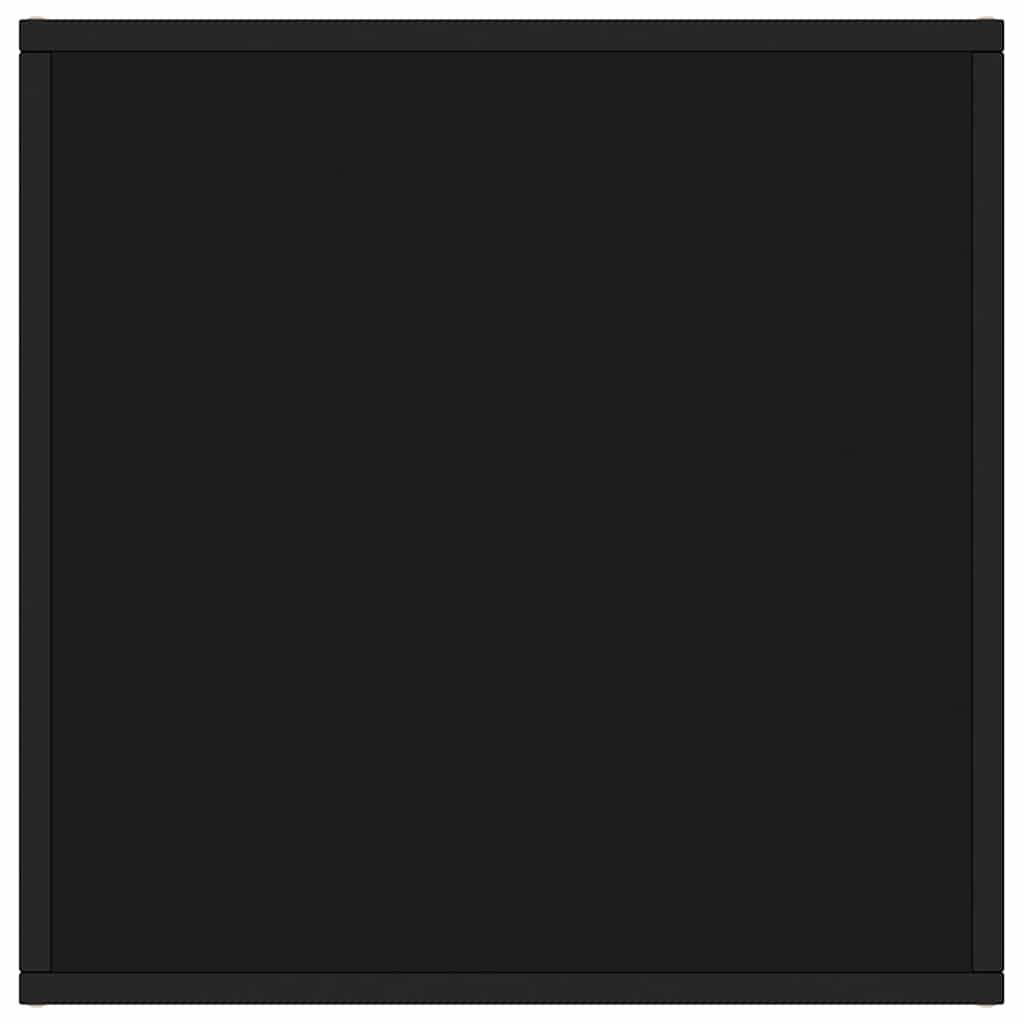 Coffee Table | Black | Tempered glass | 60x60x35 cm | Durable