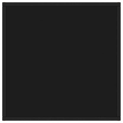 Coffee Table | Black | Tempered glass | 60x60x35 cm | Durable