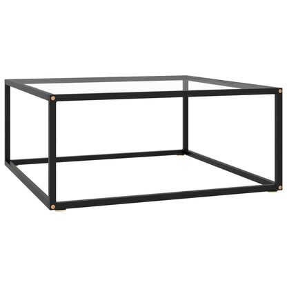 Coffee Table | Black and transparent