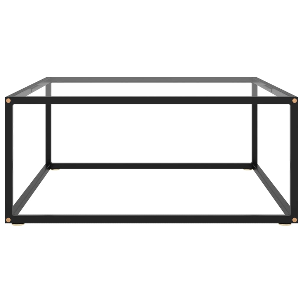 Coffee Table | Black and transparent