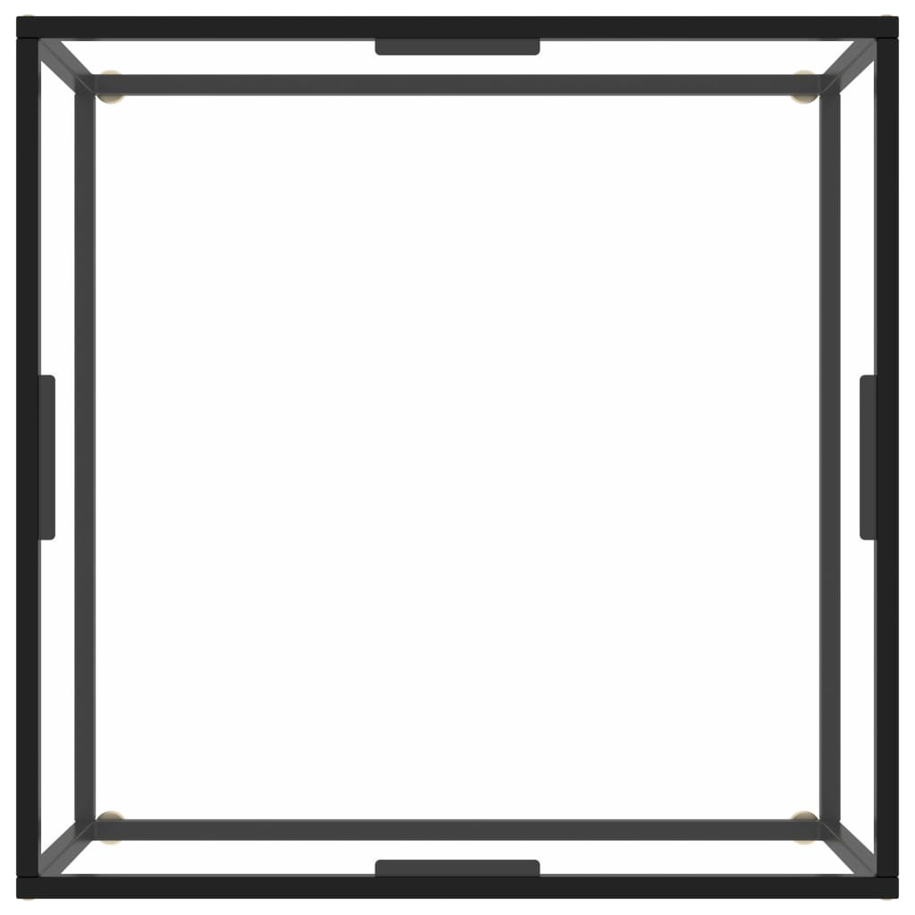 Coffee Table | Black and transparent