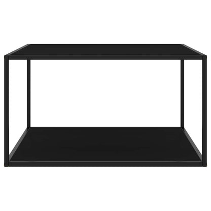 Coffee Table | Black | Tempered glass, powder-coated steel | Medium