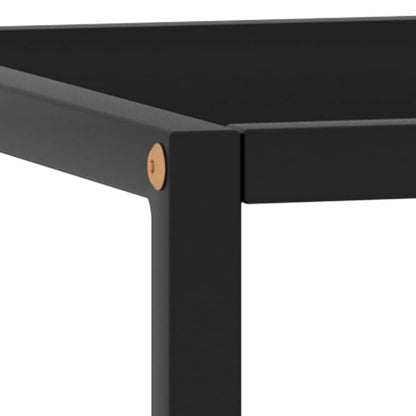Coffee Table | Black | Tempered glass, powder-coated steel | Medium