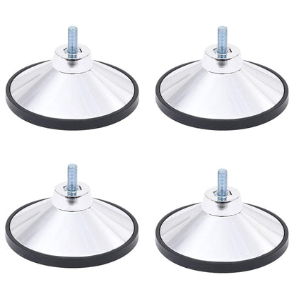Football Table Feet 4 pcs Chrome M10