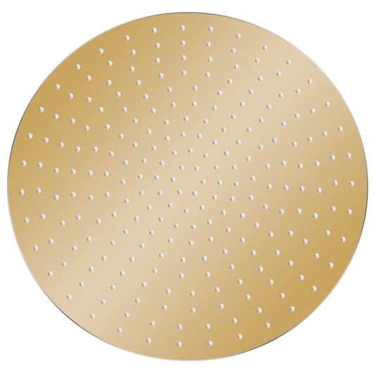 Rain Shower Head Stainless Steel 50 cm Round Gold