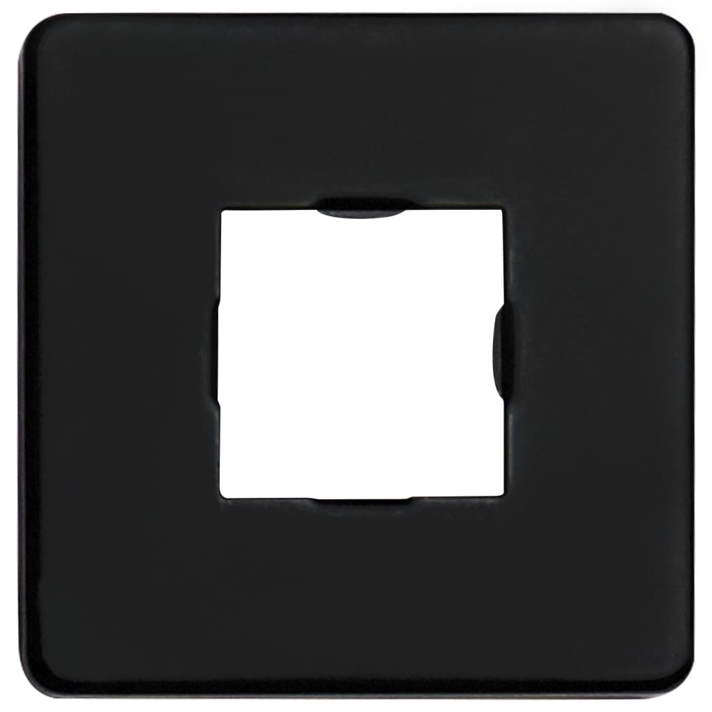 Shower Support Arm Square Stainless Steel 201 Black 30 cm