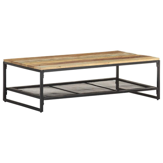 320245 vidaXL Coffee Table 110x60x35 cm Solid Reclaimed Wood