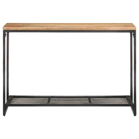Console Table | Natural wood and black | Solid acacia wood, iron