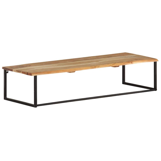 Peg | Brown | Solid Acacia Wood, Powder-Coated Iron | 100x35x22 cm