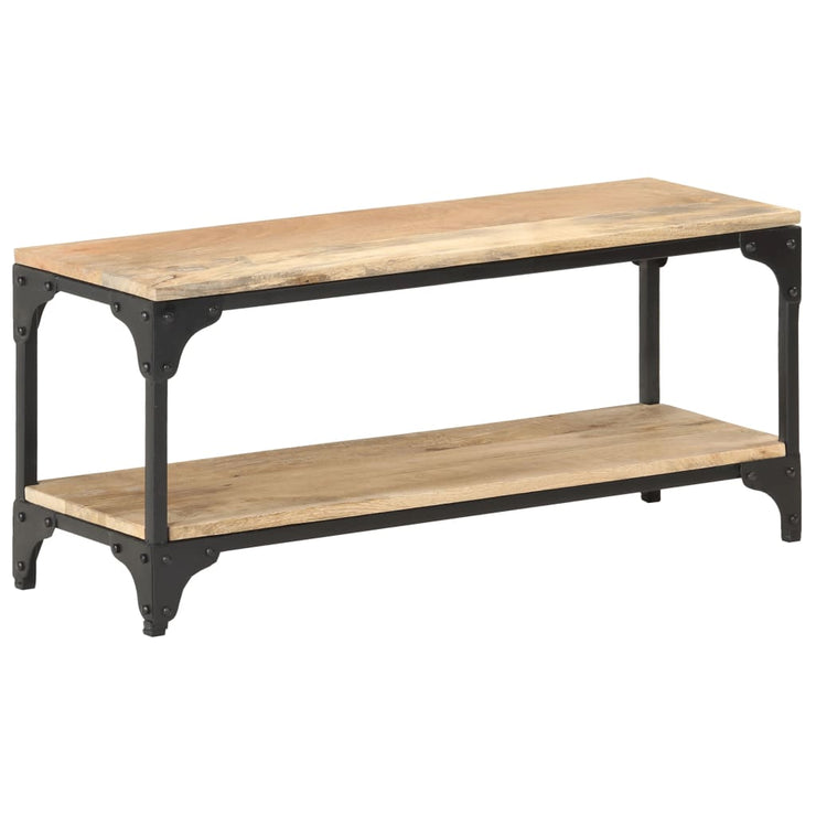 Coffee Table 35.4"x11.8"x15.7" Solid Mango Wood