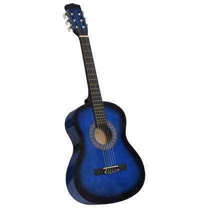 Classical Guitar for Beginner with Bag Blue 3/4 36"