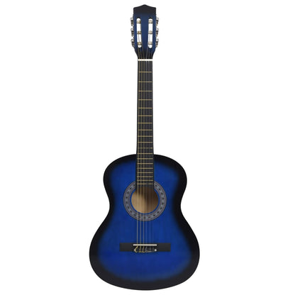 Classical Guitar for Beginner with Bag Blue 3/4 36"