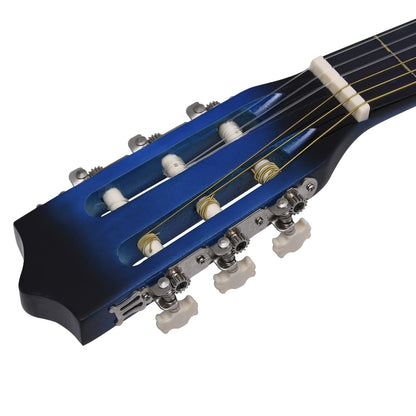 Classical Guitar for Beginner with Bag Blue 3/4 36"