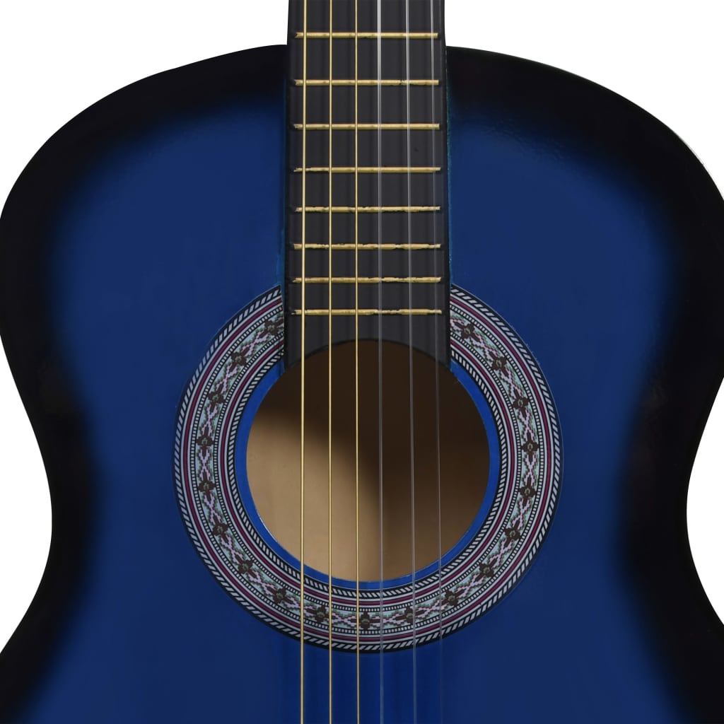 Classical Guitar for Beginner with Bag Blue 3/4 36"