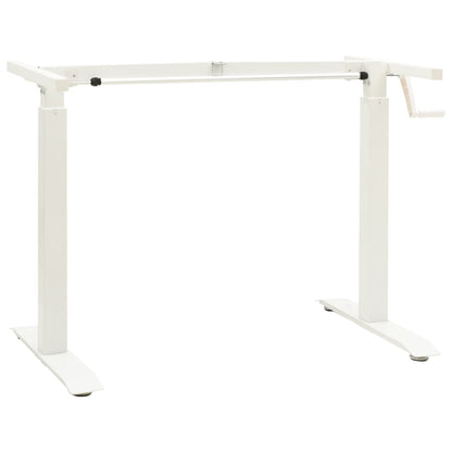 Stand Up Desk Frame White Carbon steel Adjustable