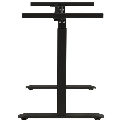 Stand Up Desk Frame Black Powder-coated carbon steel