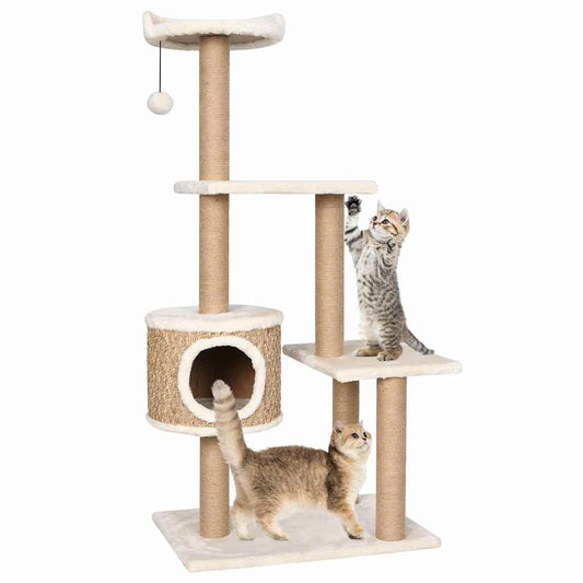 Cat Tree | Beige | Flakeboard | Large | Durable | Cat Tree | Rectangular