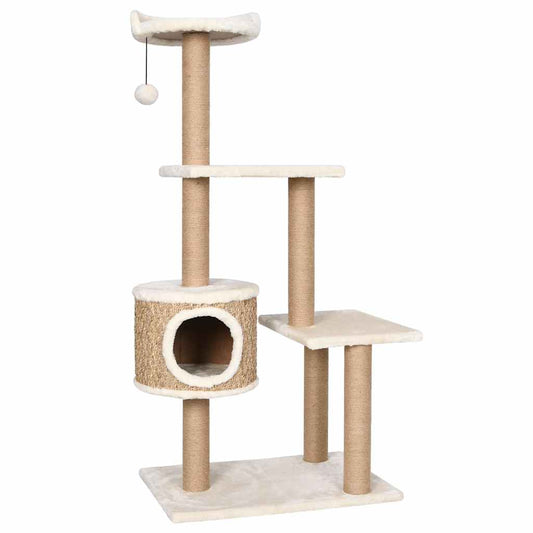 Cat Tree | Beige | Flakeboard | Large | Durable | Cat Tree | Rectangular