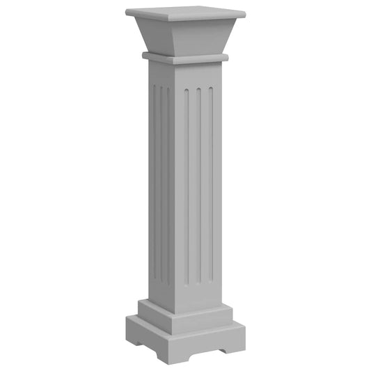 Plant Stand | Grey | MDF | Small | Decorative Inlays | Plant Stand