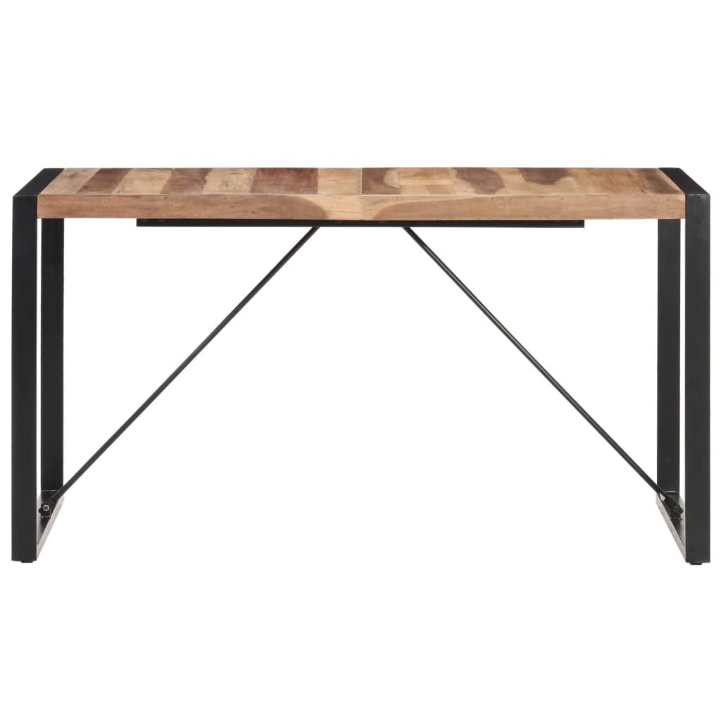 Dining Table 140x70x75 cm Solid Wood