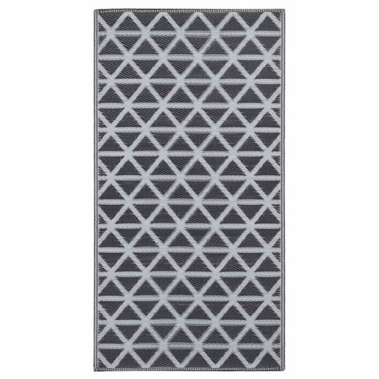 Outdoor Carpet | Black | Polypropylene (PP) | 120 x 180 cm |  Durable