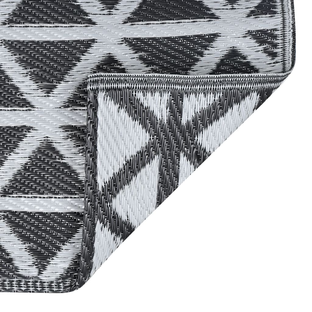 Outdoor Carpet ARAKIL Black 190x290 cm PP
