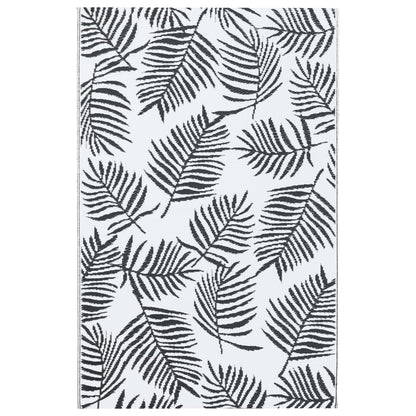 Outdoor Carpet ARAKIL White and Black 160x230 cm PP