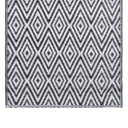 Outdoor Carpet ARAKIL White and Black 120x180 cm PP
