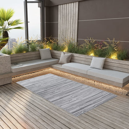 Outdoor Carpet ARAKIL Grey 120x180 cm PP