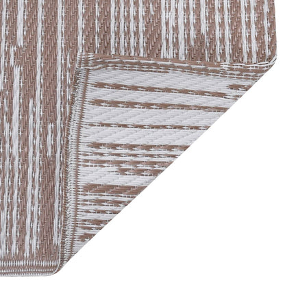 Outdoor Carpet ARAKIL Brown 120x180 cm PP