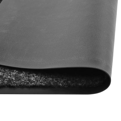 Doormat Washable Black 40x60 cm