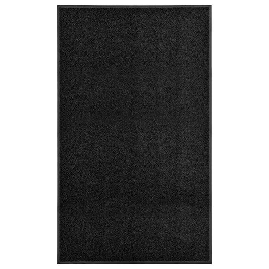 Door Mat | Black | Polyamide Surface, PVC Backing | 90x150 cm | Non-slip