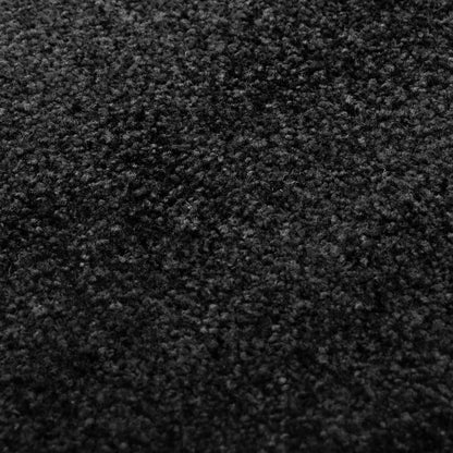 Doormat Washable Black 90x150 cm