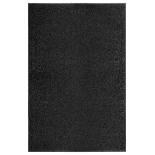 Door Mat | Black | Polyamide, PVC | Large | Doormat | Rectangular