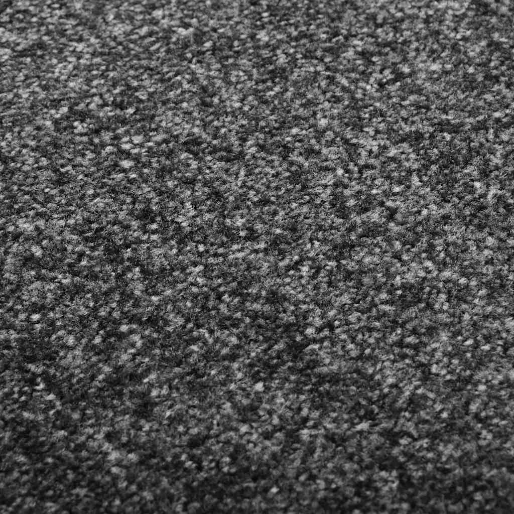 Doormat Washable Anthracite 90x150 cm